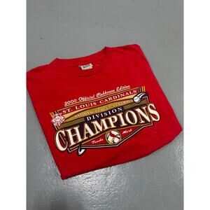Vintage St Louis Cardinals Shirt 2XL Lee Sports MLB Baseball Graphic Tee